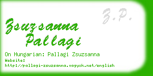 zsuzsanna pallagi business card